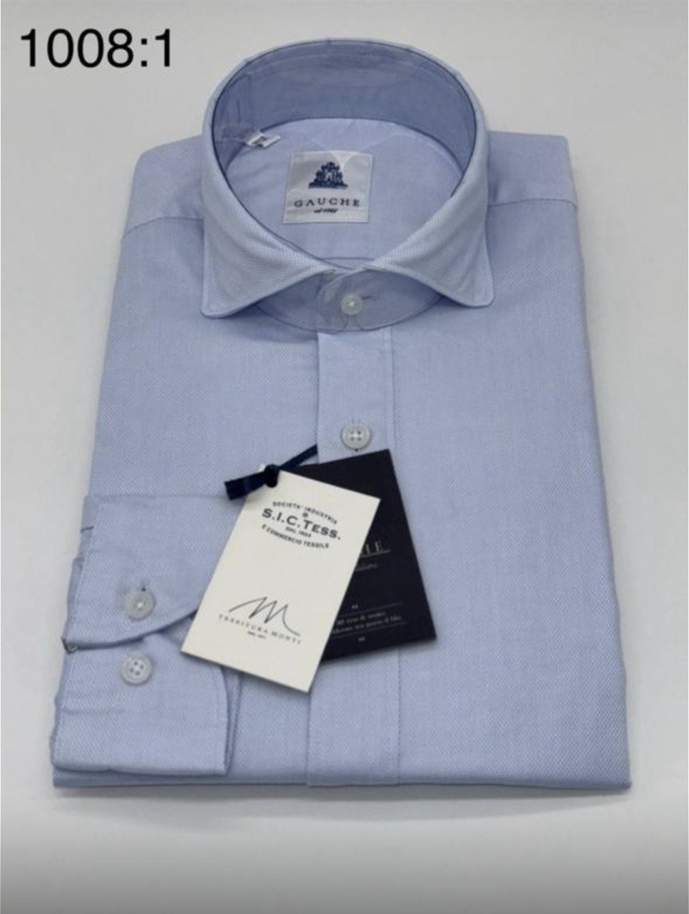 Рубашка GAUCHE голубая Monti