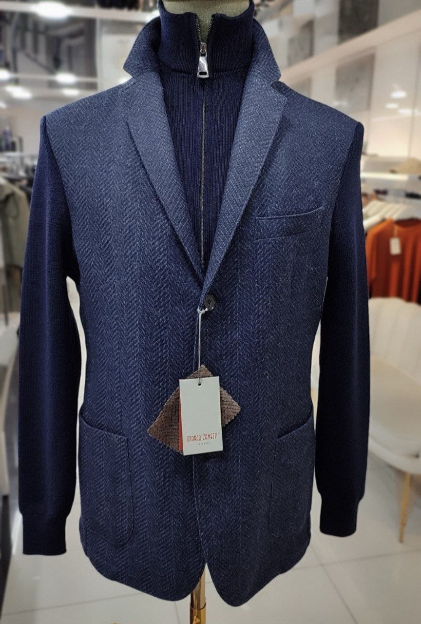 Жакет с манишкой шерсть